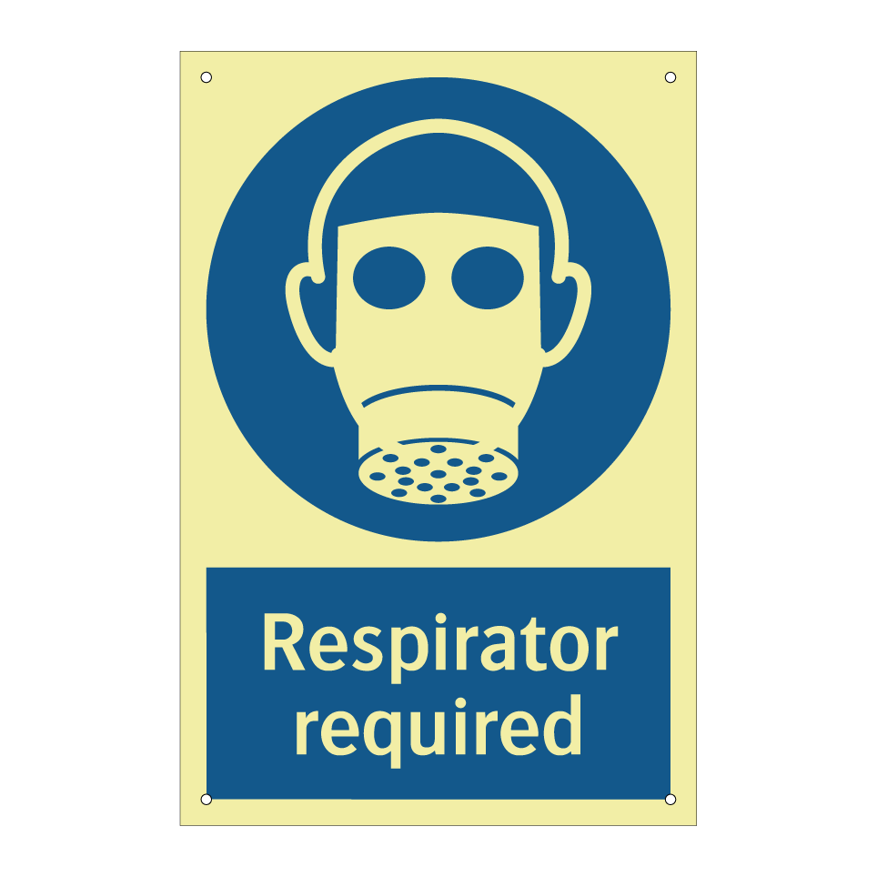 Respirator required