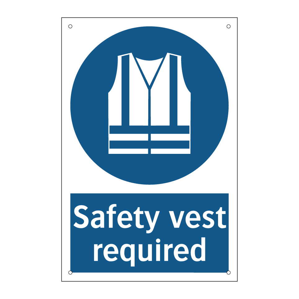Safety vest required