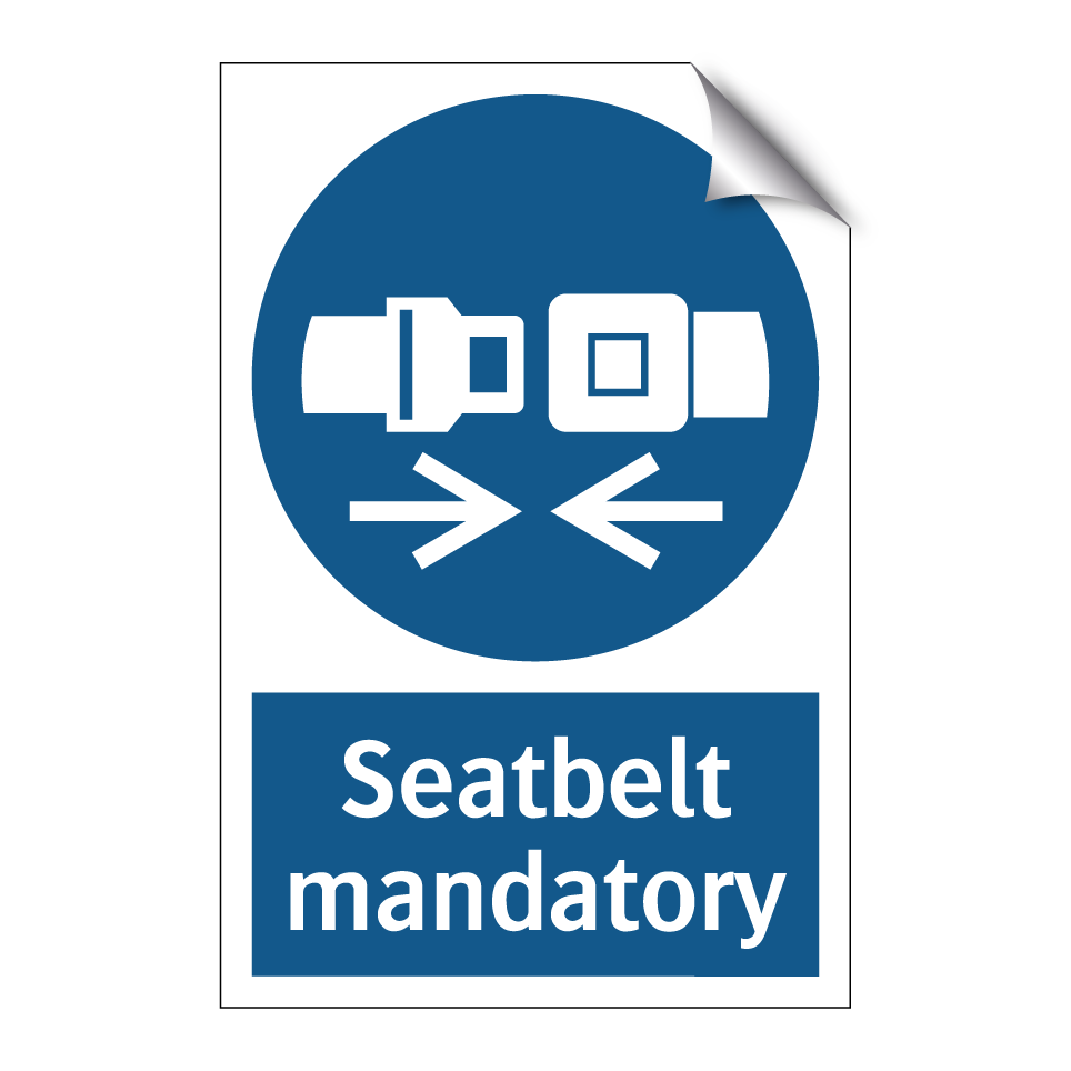 Seatbelt mandatory