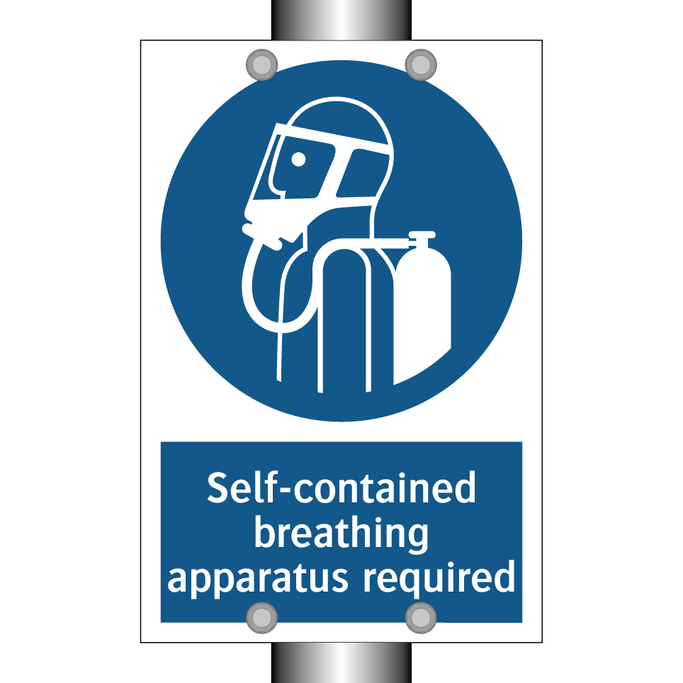 Self-contained breathing apparatus required