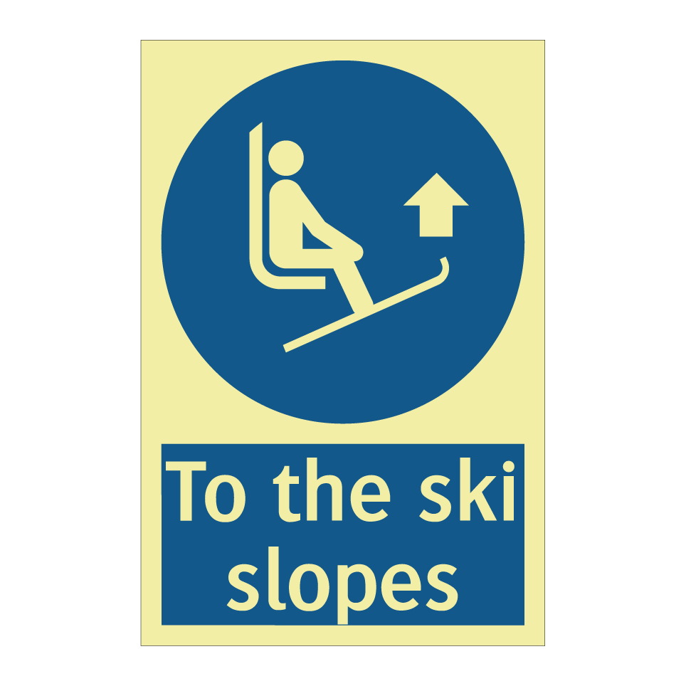 To the ski slopes
