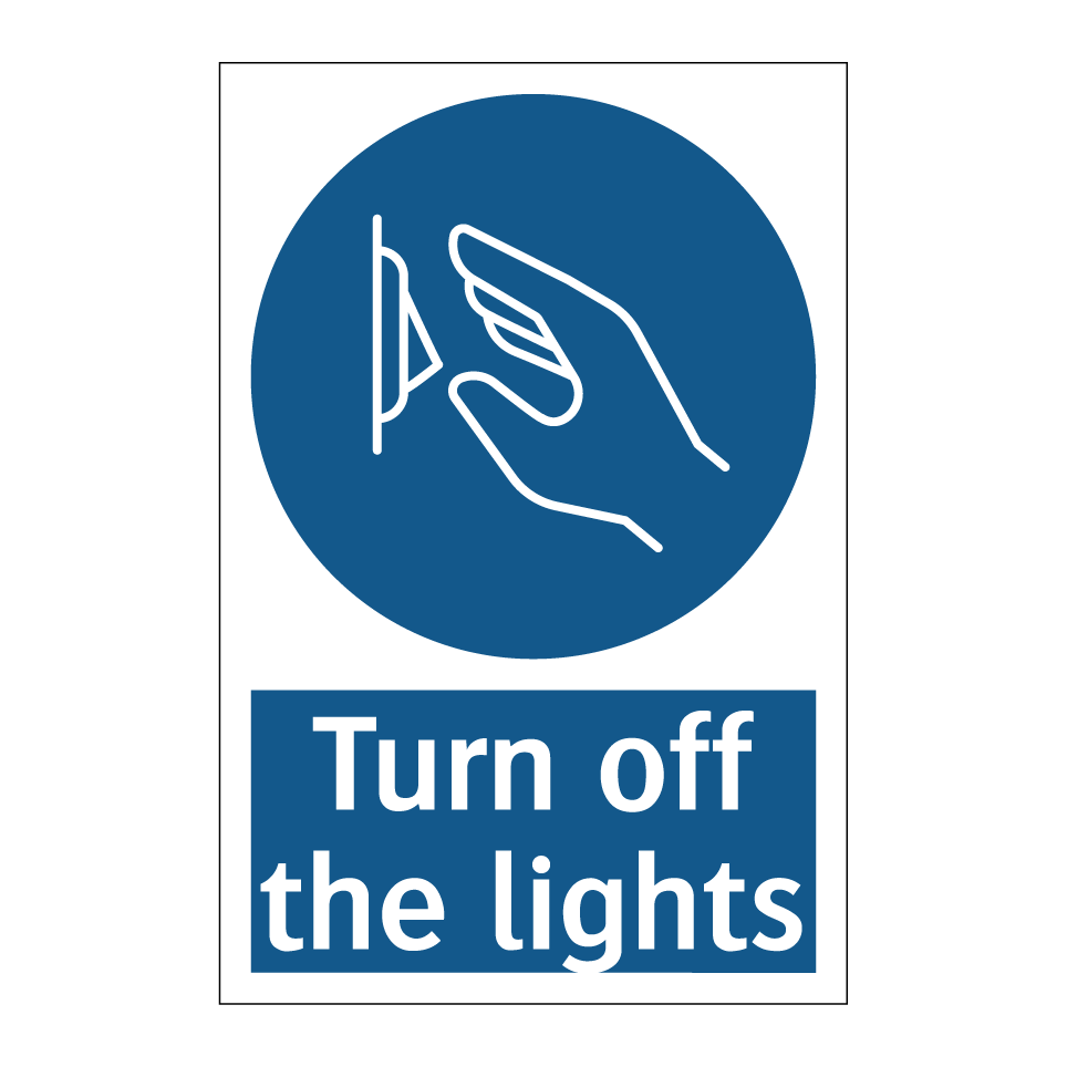 Turn off the lights