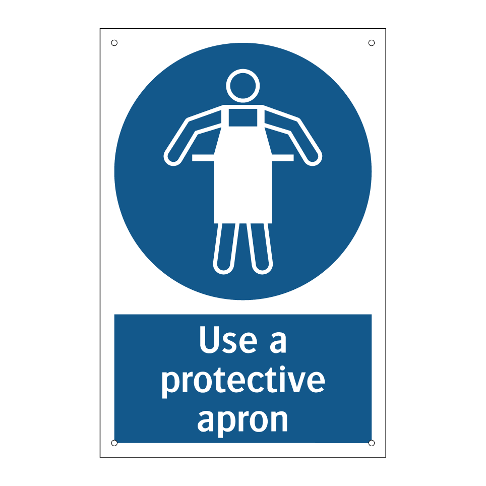 Use a protective apron