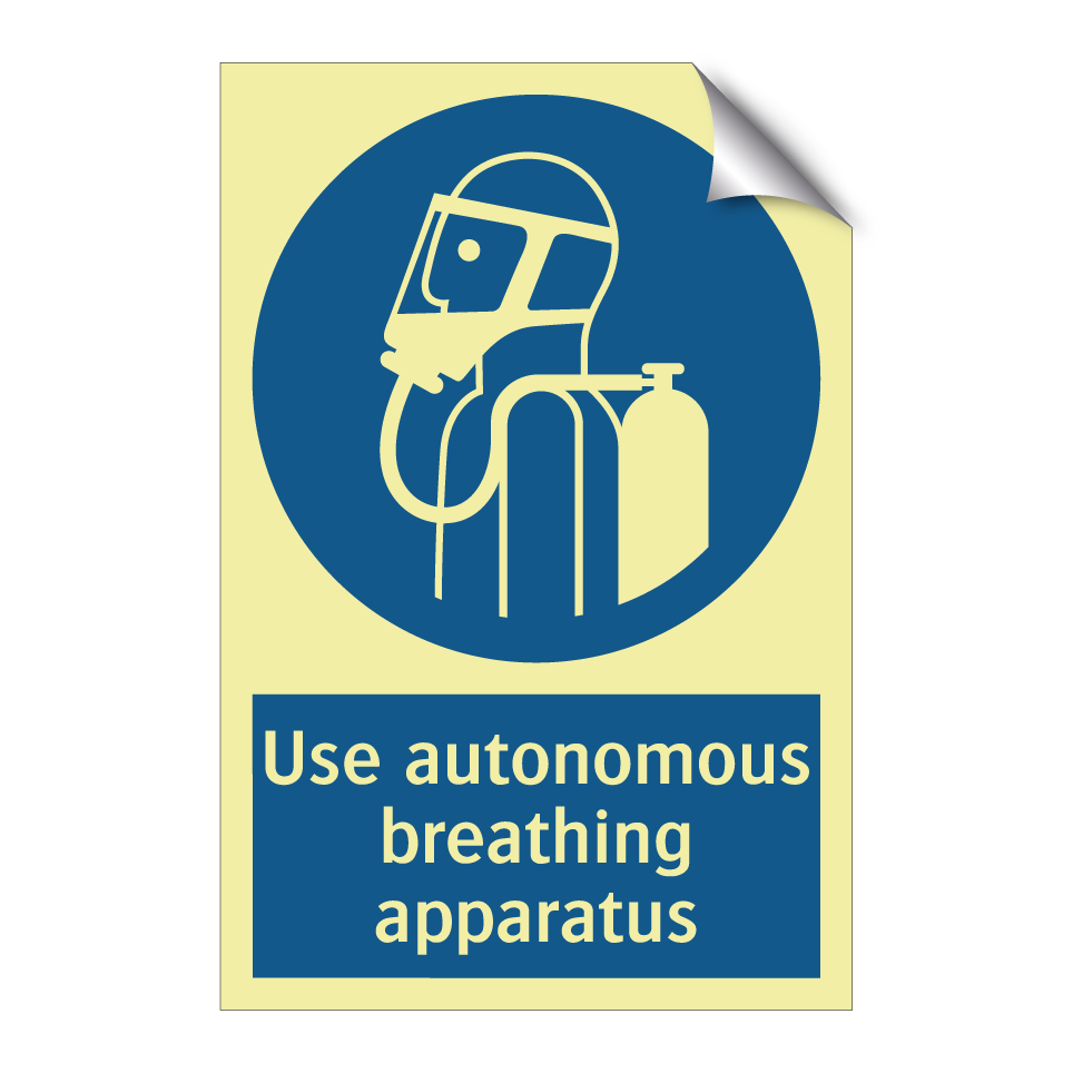Use autonomous breathing apparatus