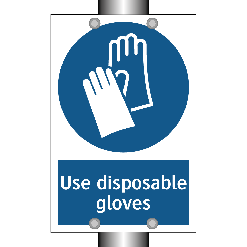 Use disposable gloves