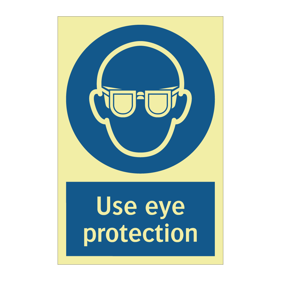 Use eye protection