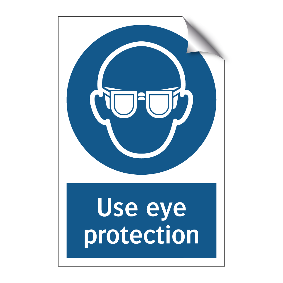 Use eye protection