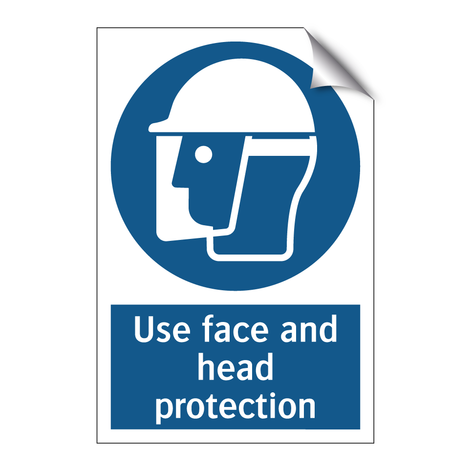 Use face and head protection