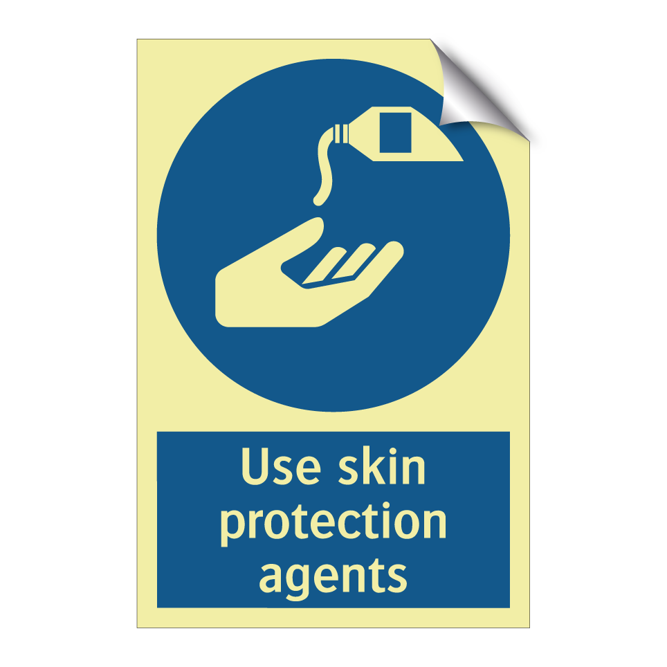 Use skin protection agents