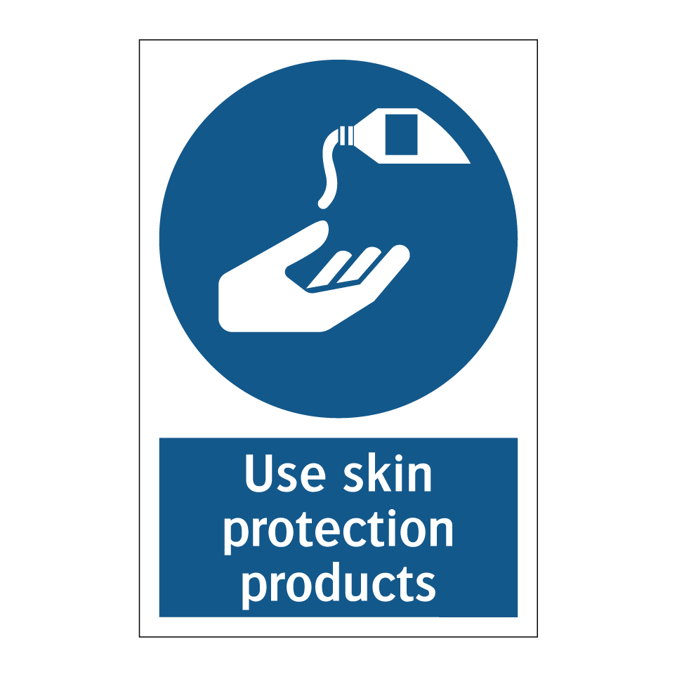 Use skin protection products