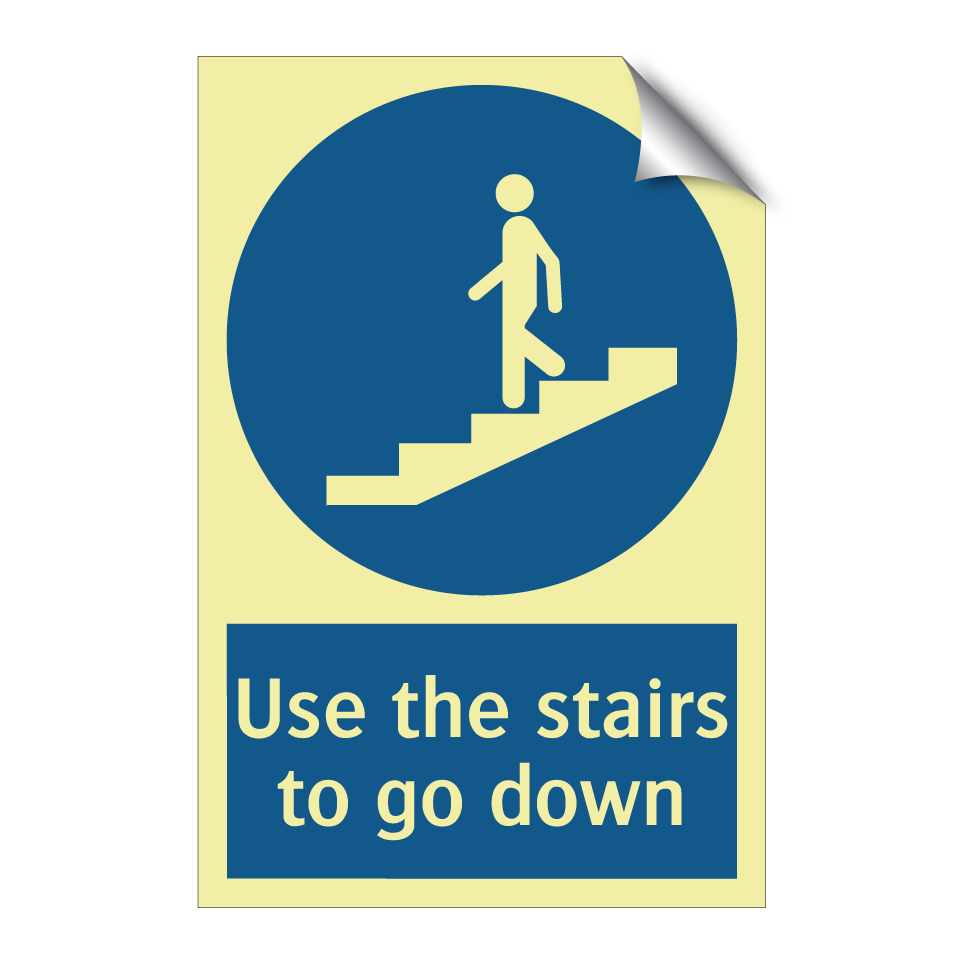 Use the stairs to go down