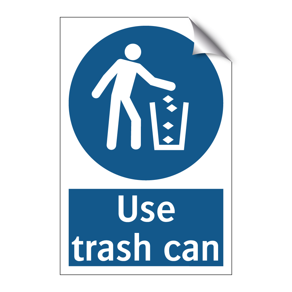 Use trash can