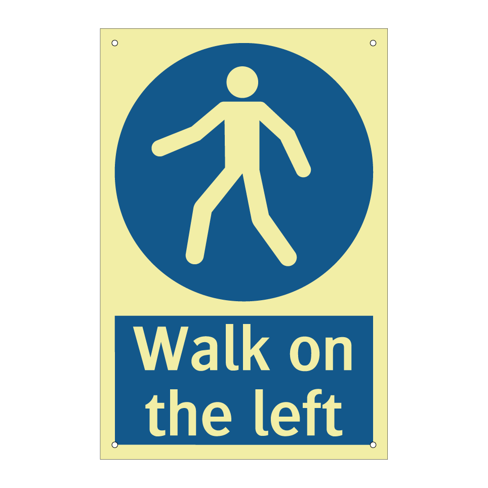 Walk on the left