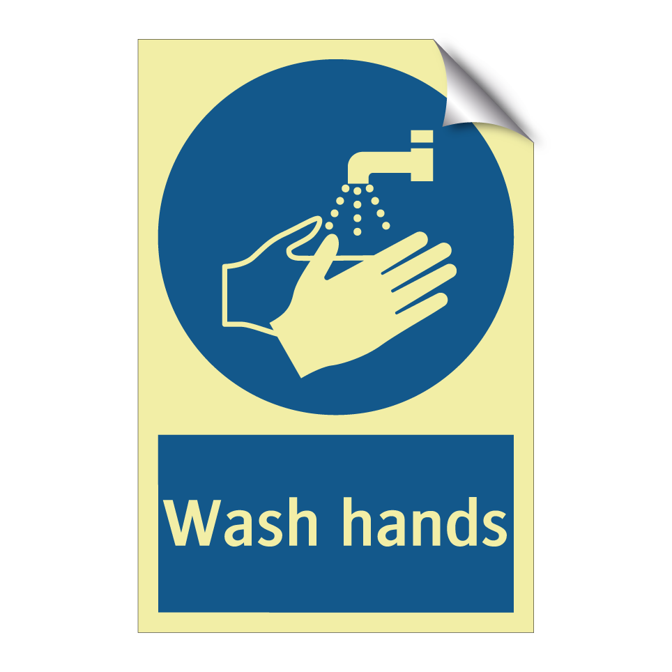 Wash hands