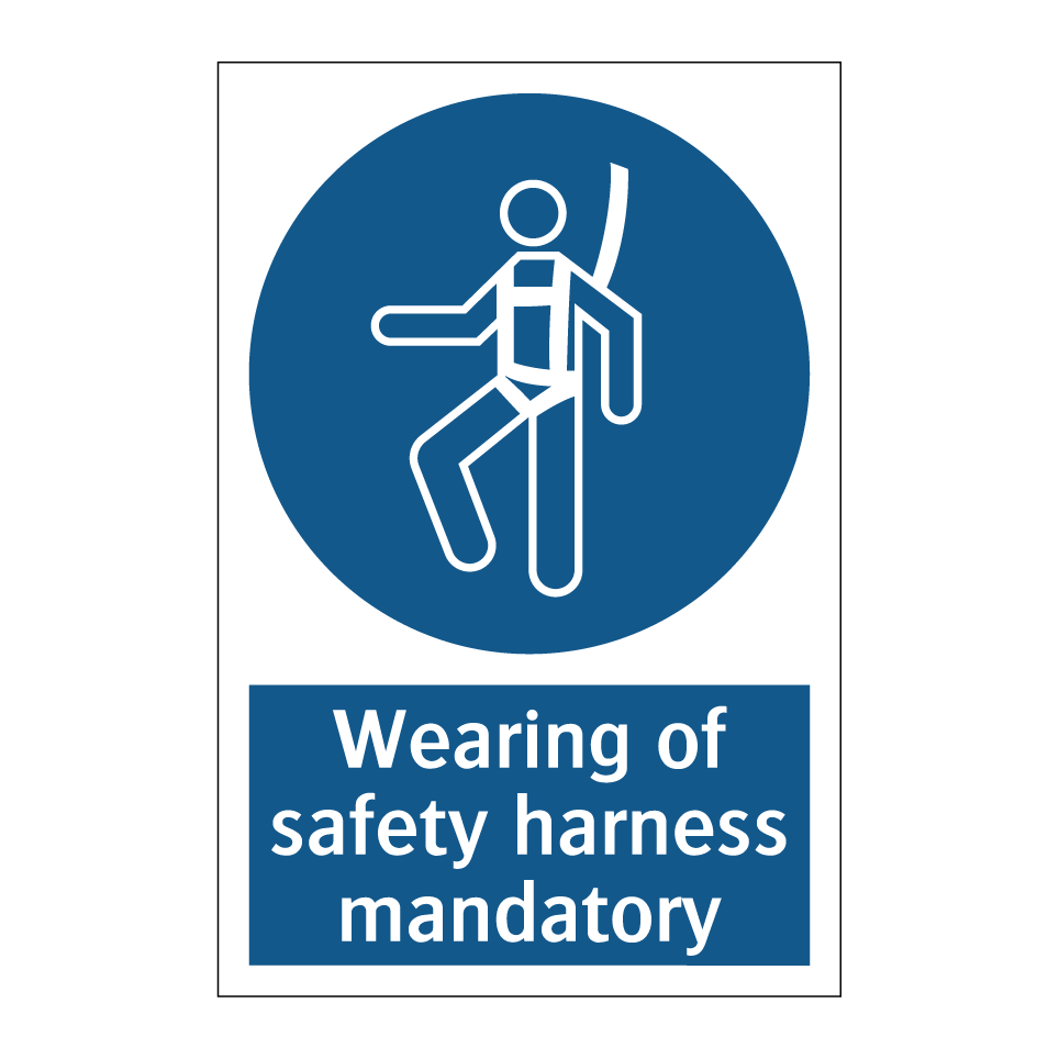 Wearing of safety harness mandatory