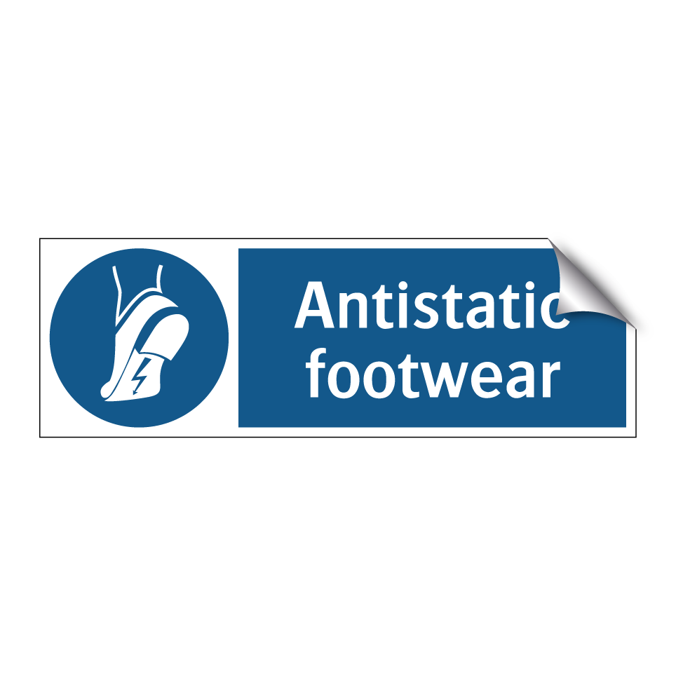 Antistatic footwear