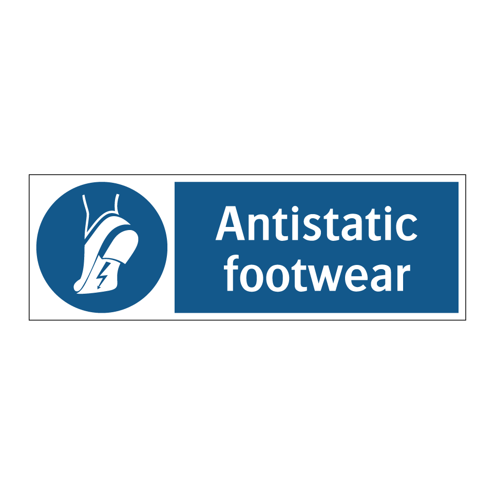 Antistatic footwear