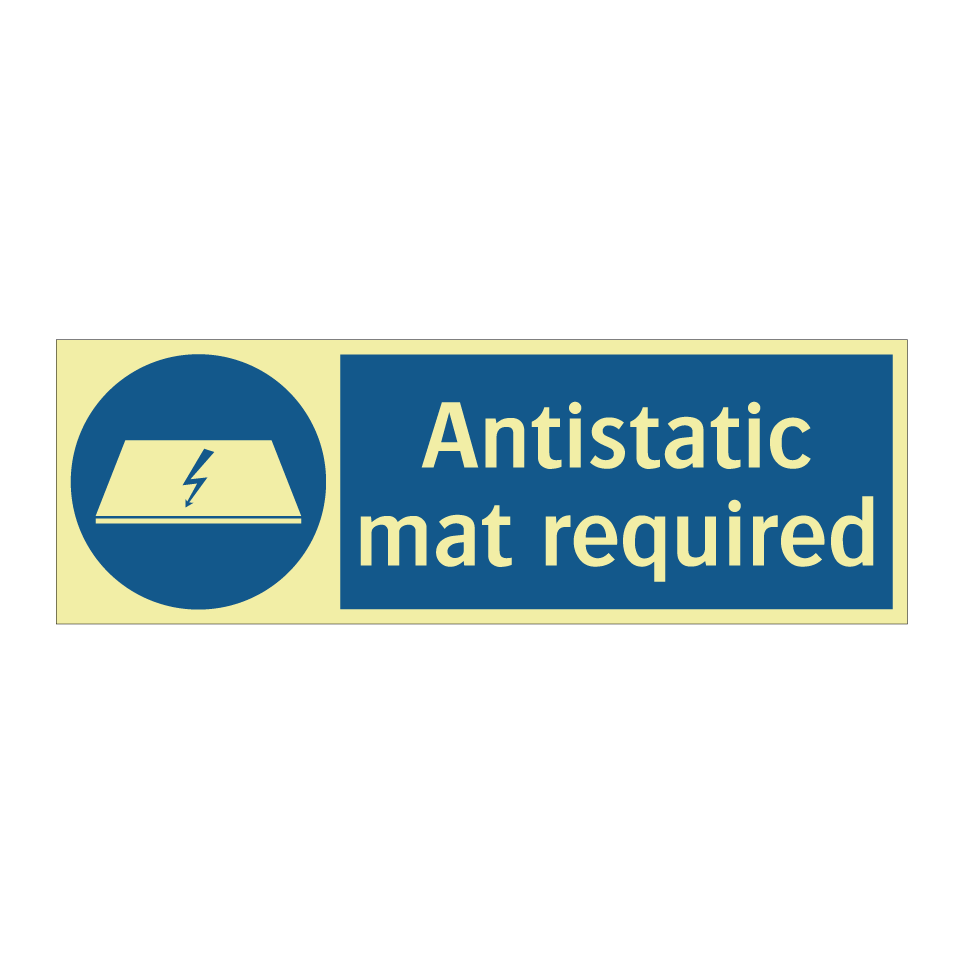 Antistatic mat required