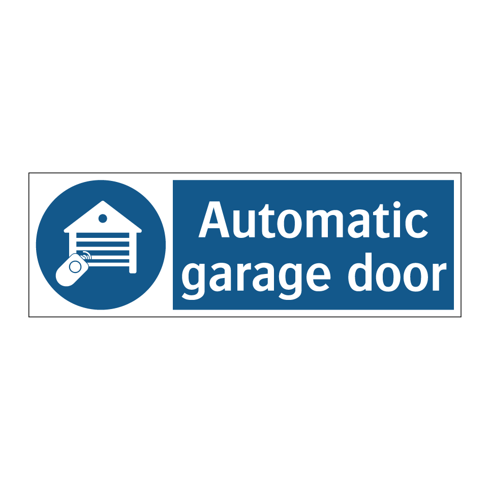 Automatic garage door