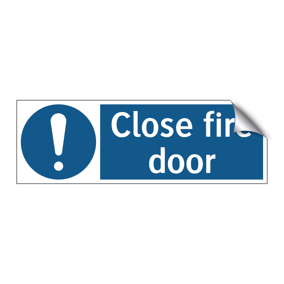 Close fire door