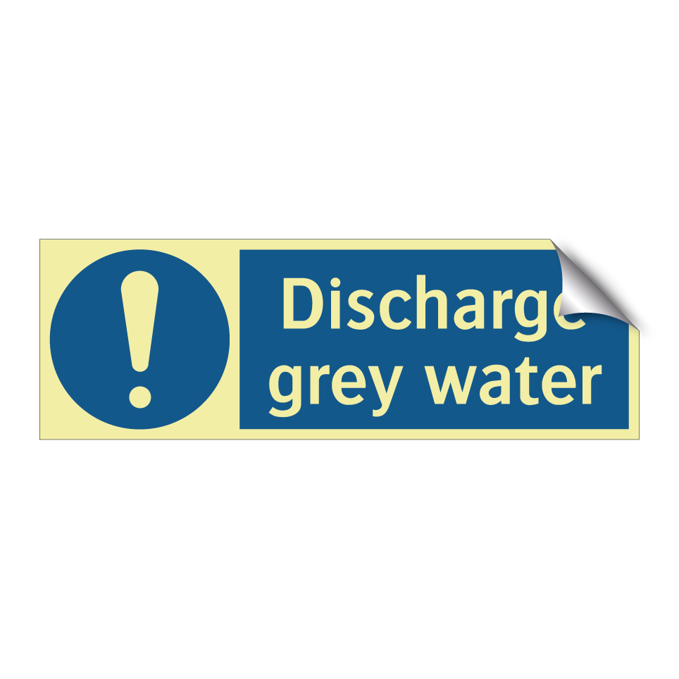 Discharge grey water