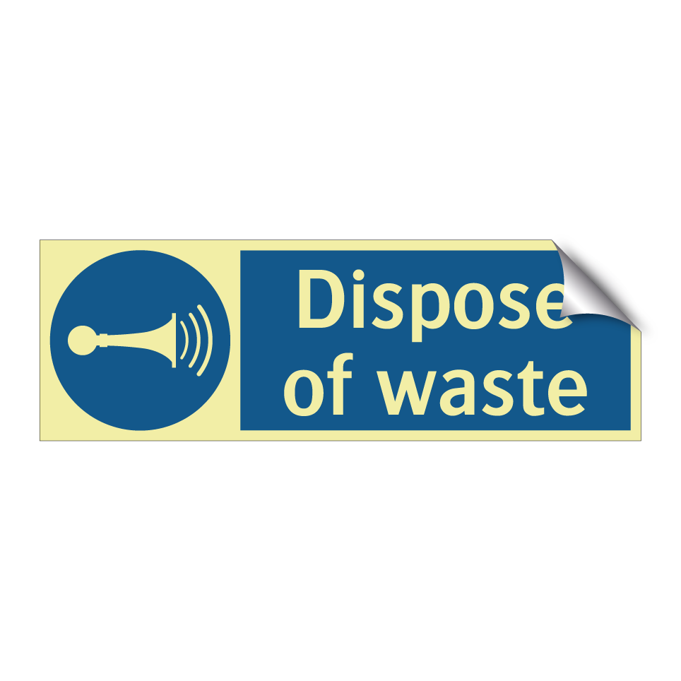 Dispose of waste