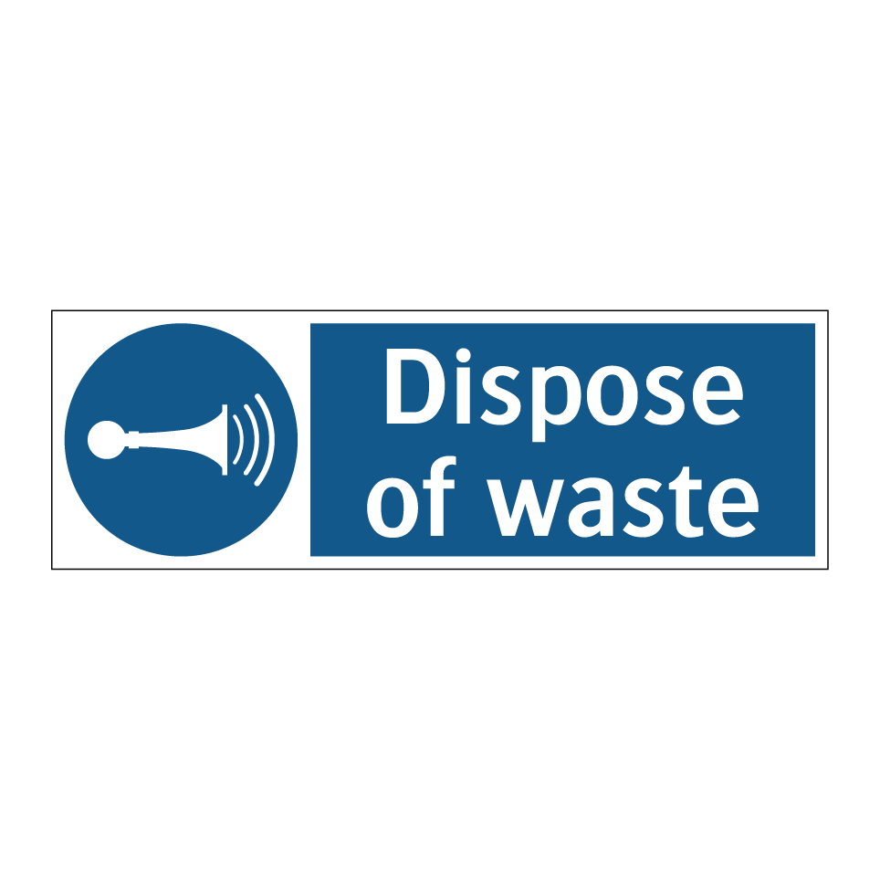 Dispose of waste