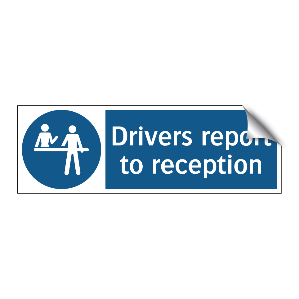 Drivers report to reception