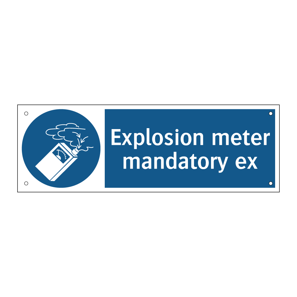 Explosion meter mandatory ex