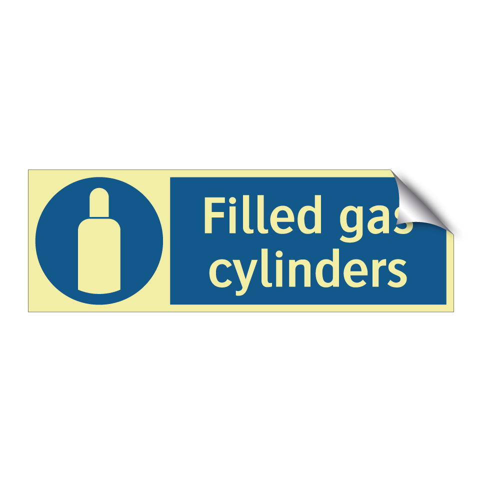 Filled gas cylinders