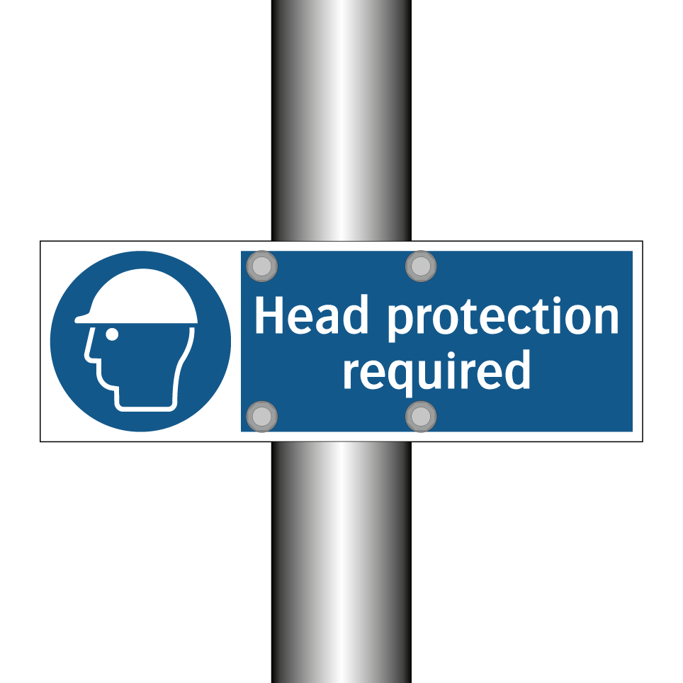 Head protection required