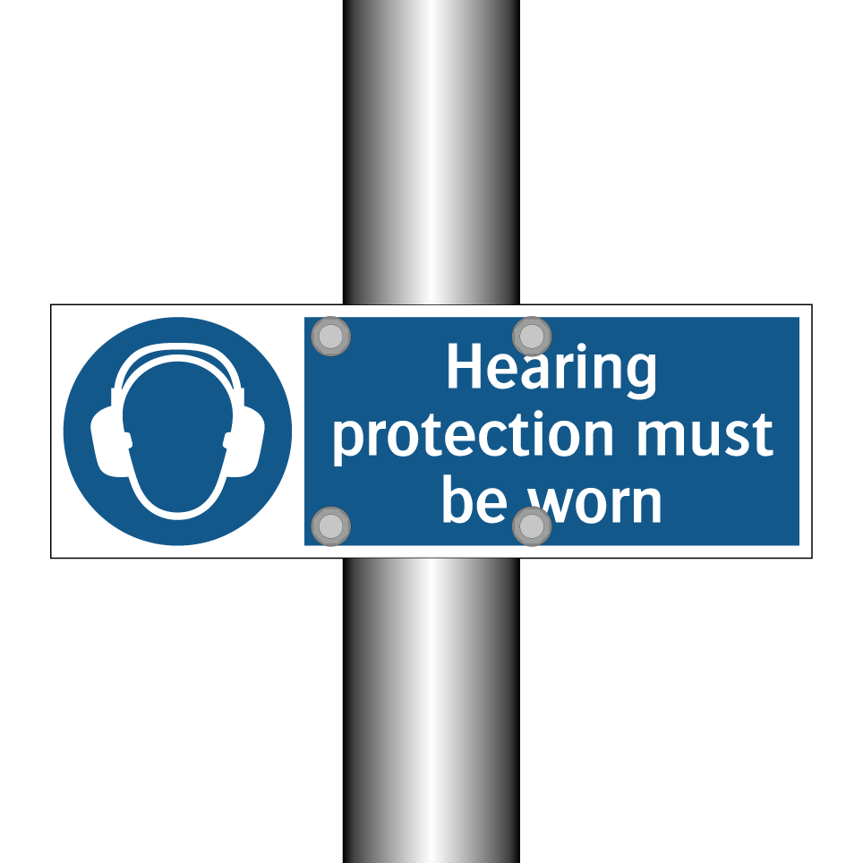 Hearing protection must be worn