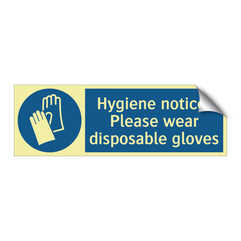 Hygiene notice: Please wear disposable gloves