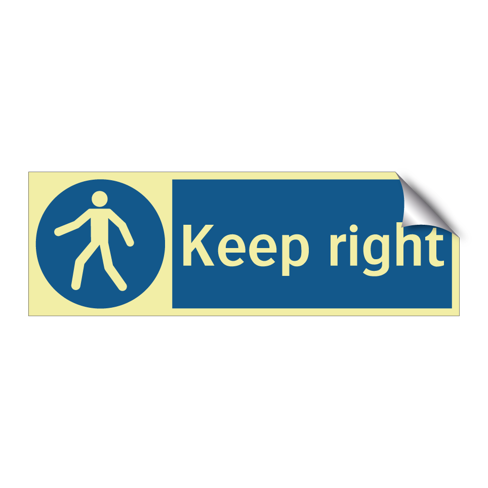Keep right