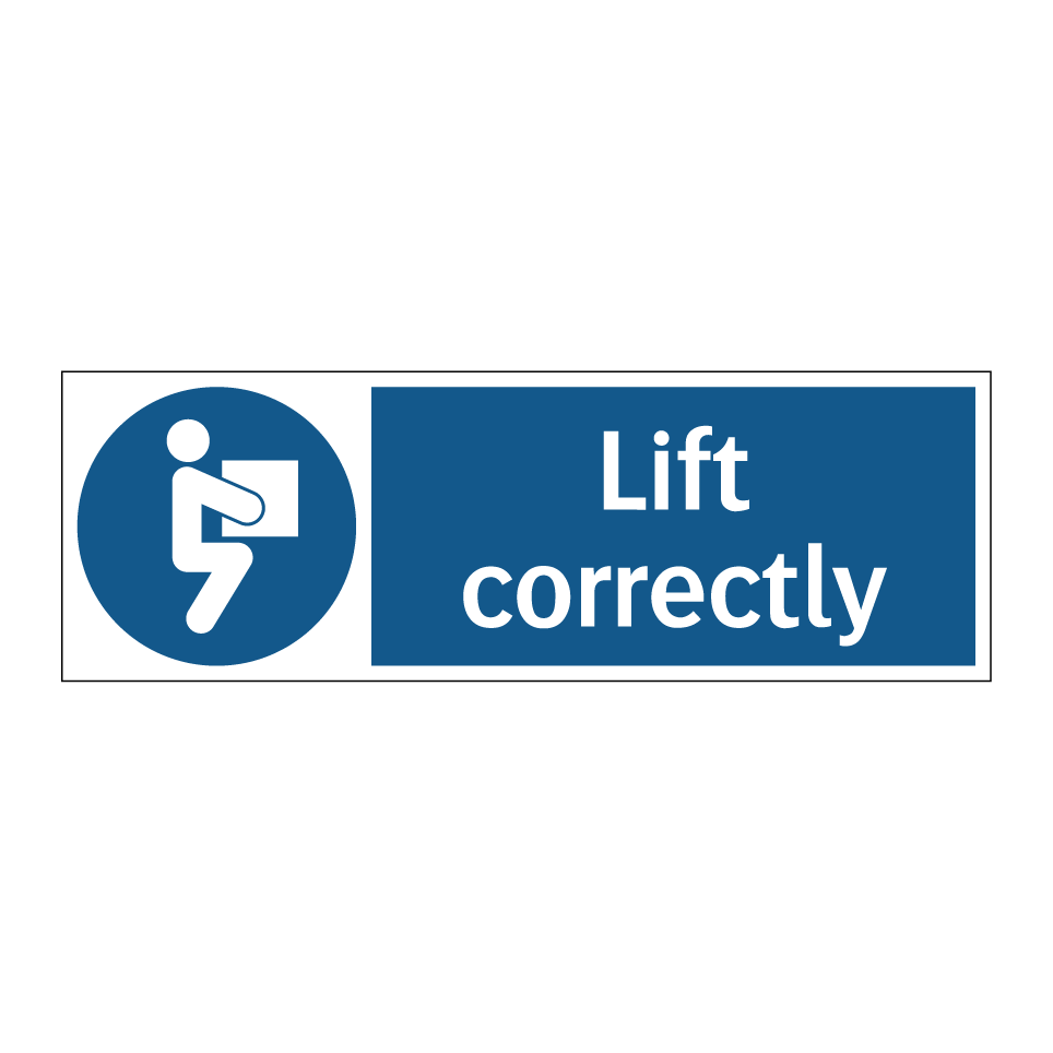 Lift correctly
