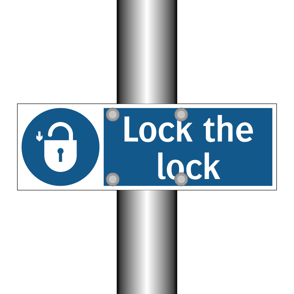 Lock the lock