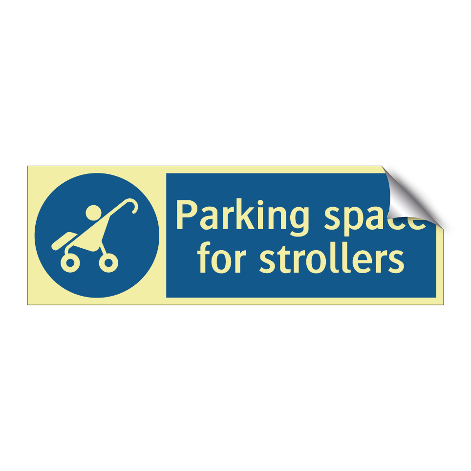 Parking space for strollers