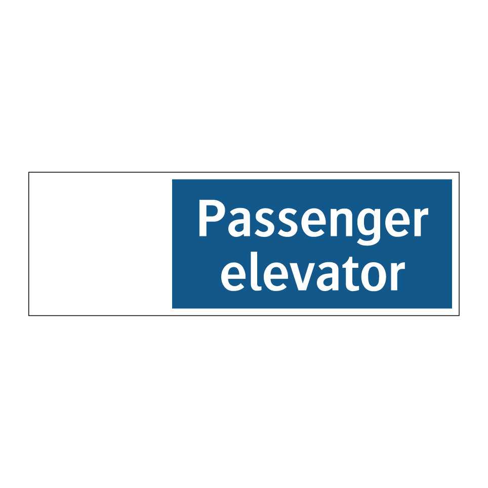 Passenger elevator