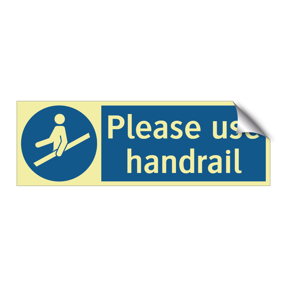 Please use handrail