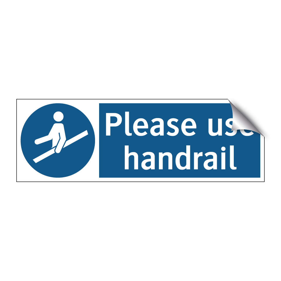 Please use handrail