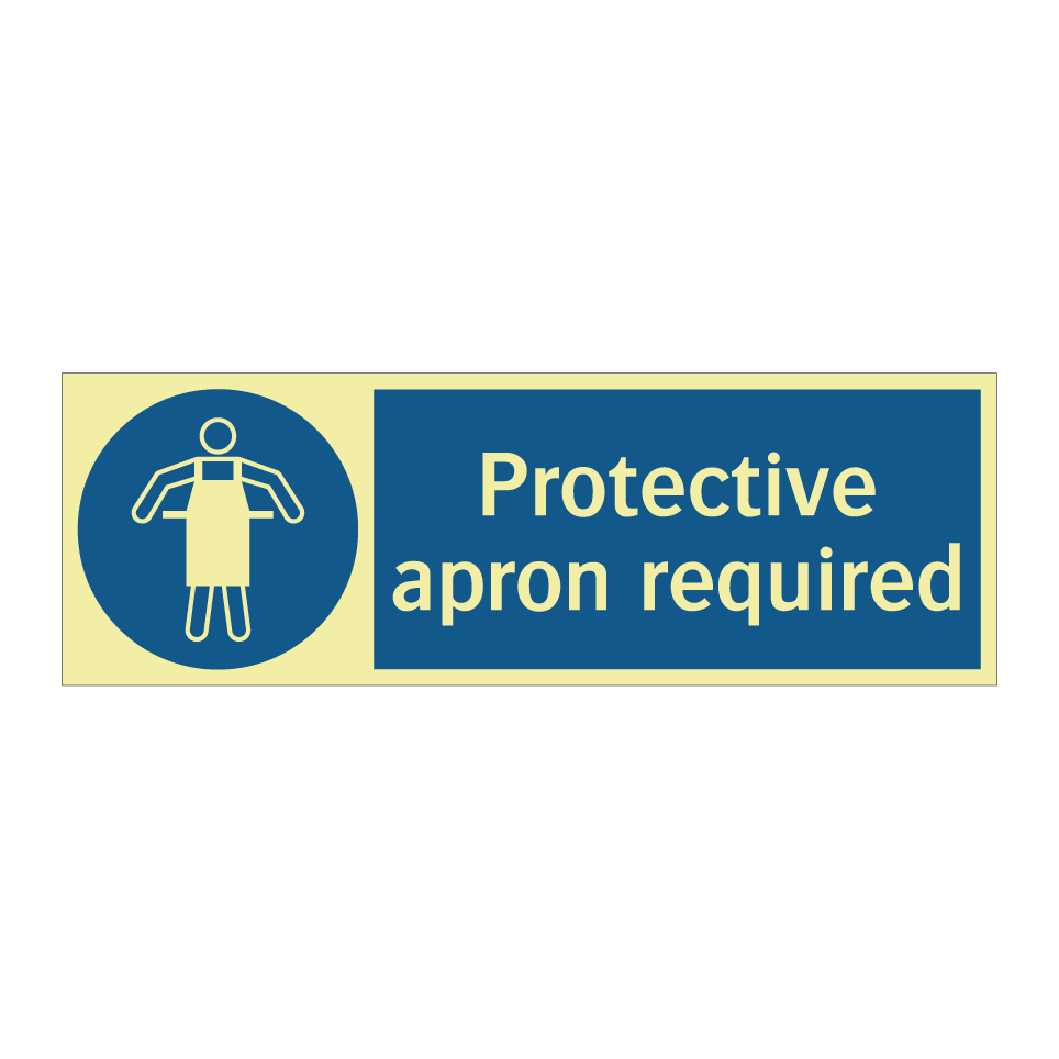 Protective apron required