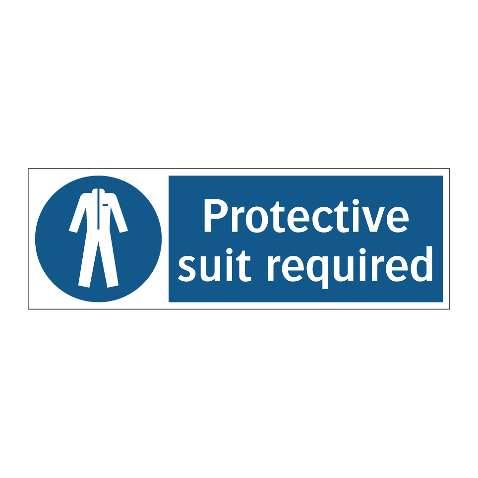 Protective suit required