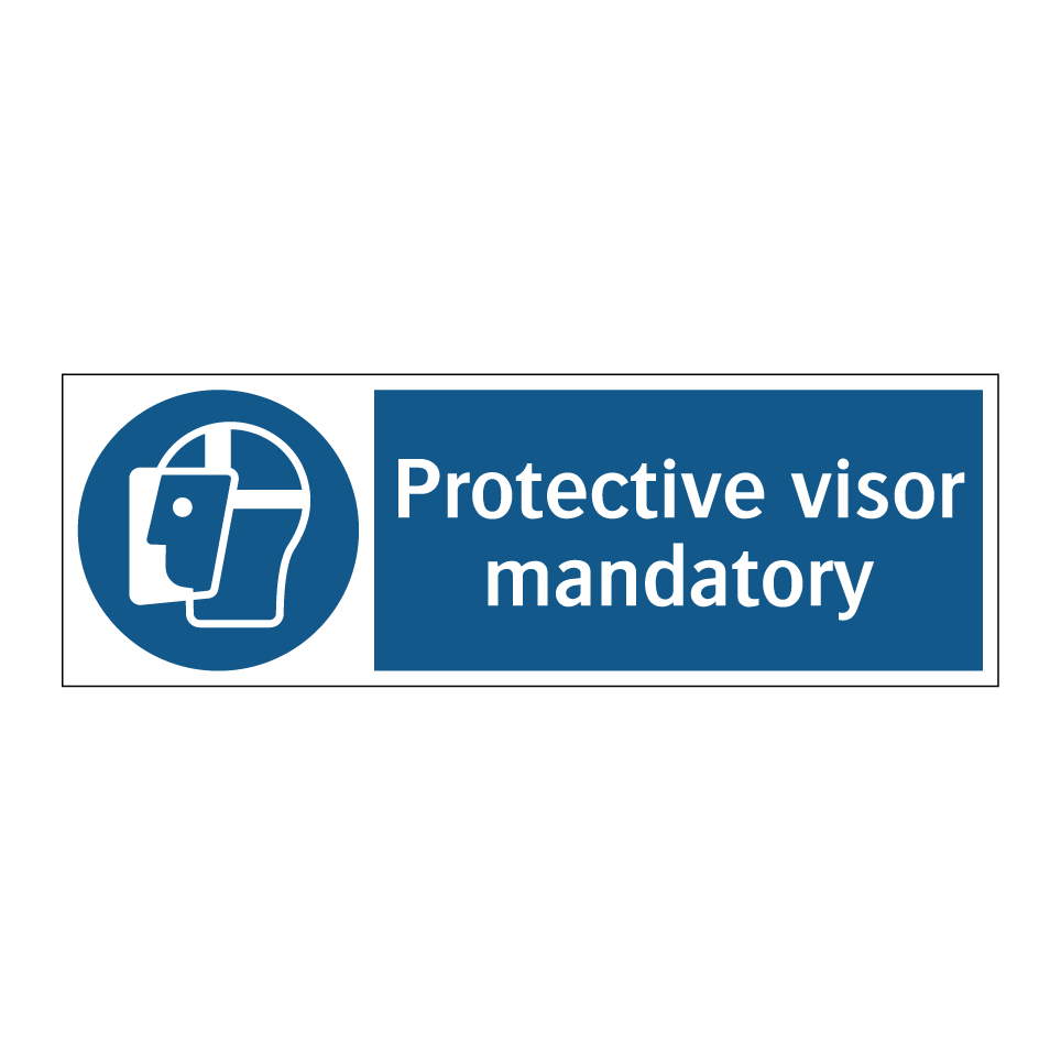 Protective visor mandatory