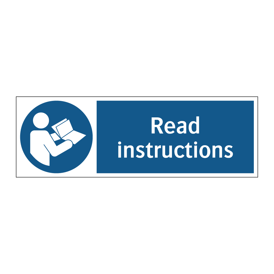 Read instructions