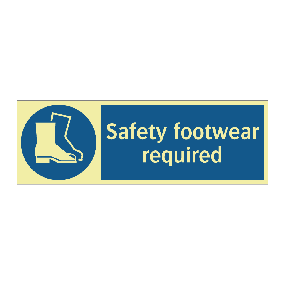 Safety footwear required