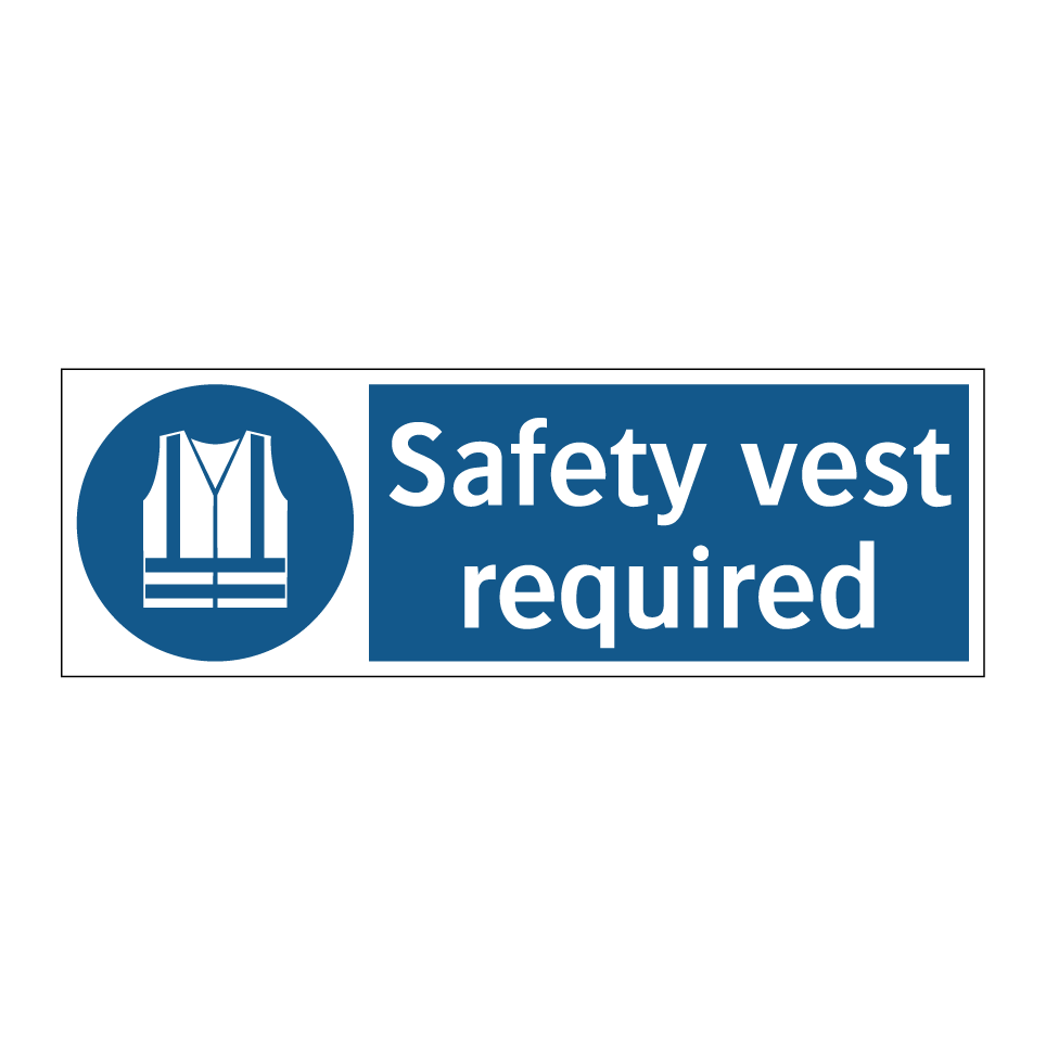 Safety vest required