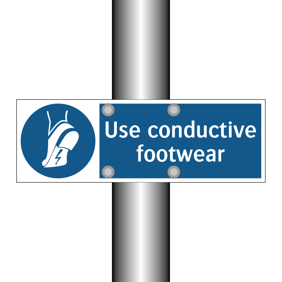 Use conductive footwear