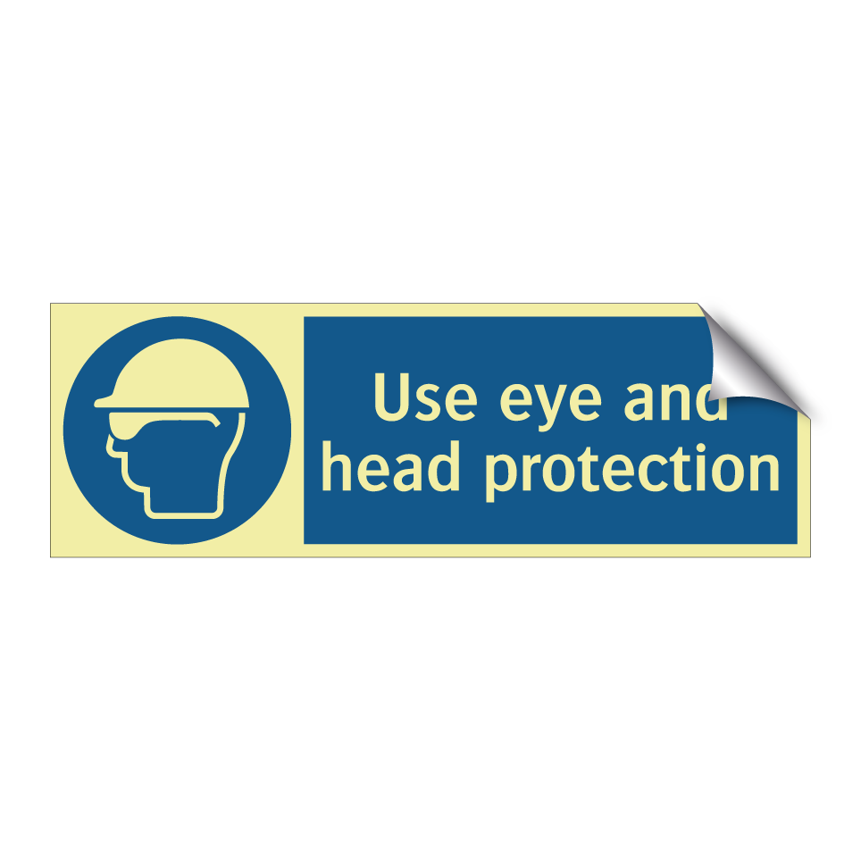 Use eye and head protection