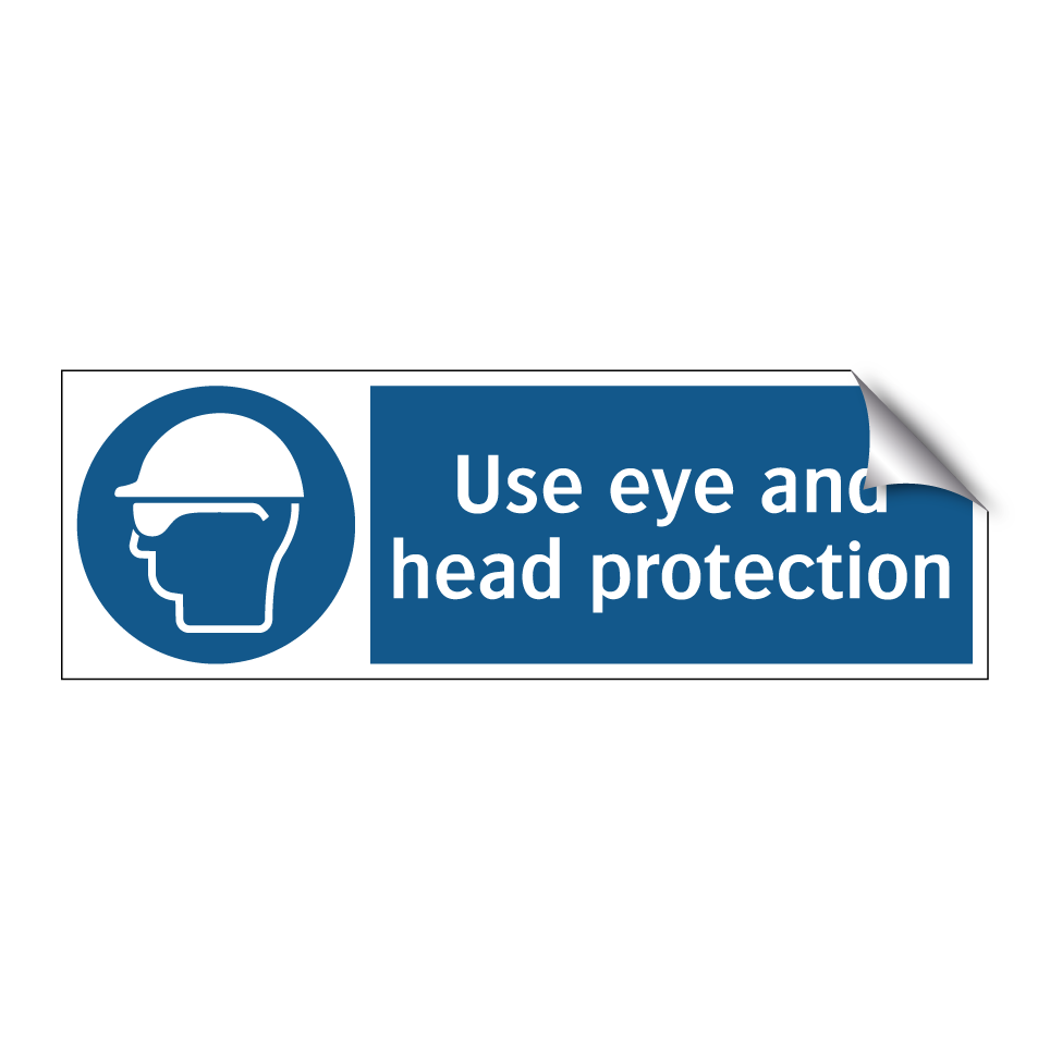 Use eye and head protection