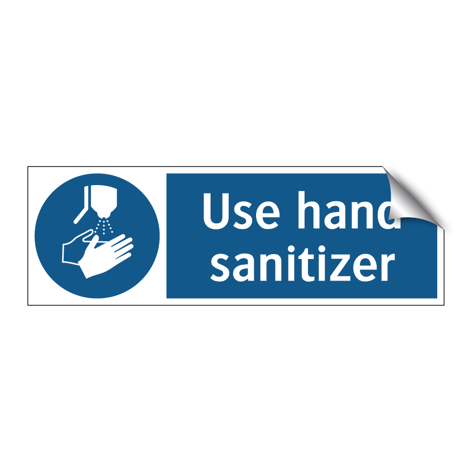 Use hand sanitizer